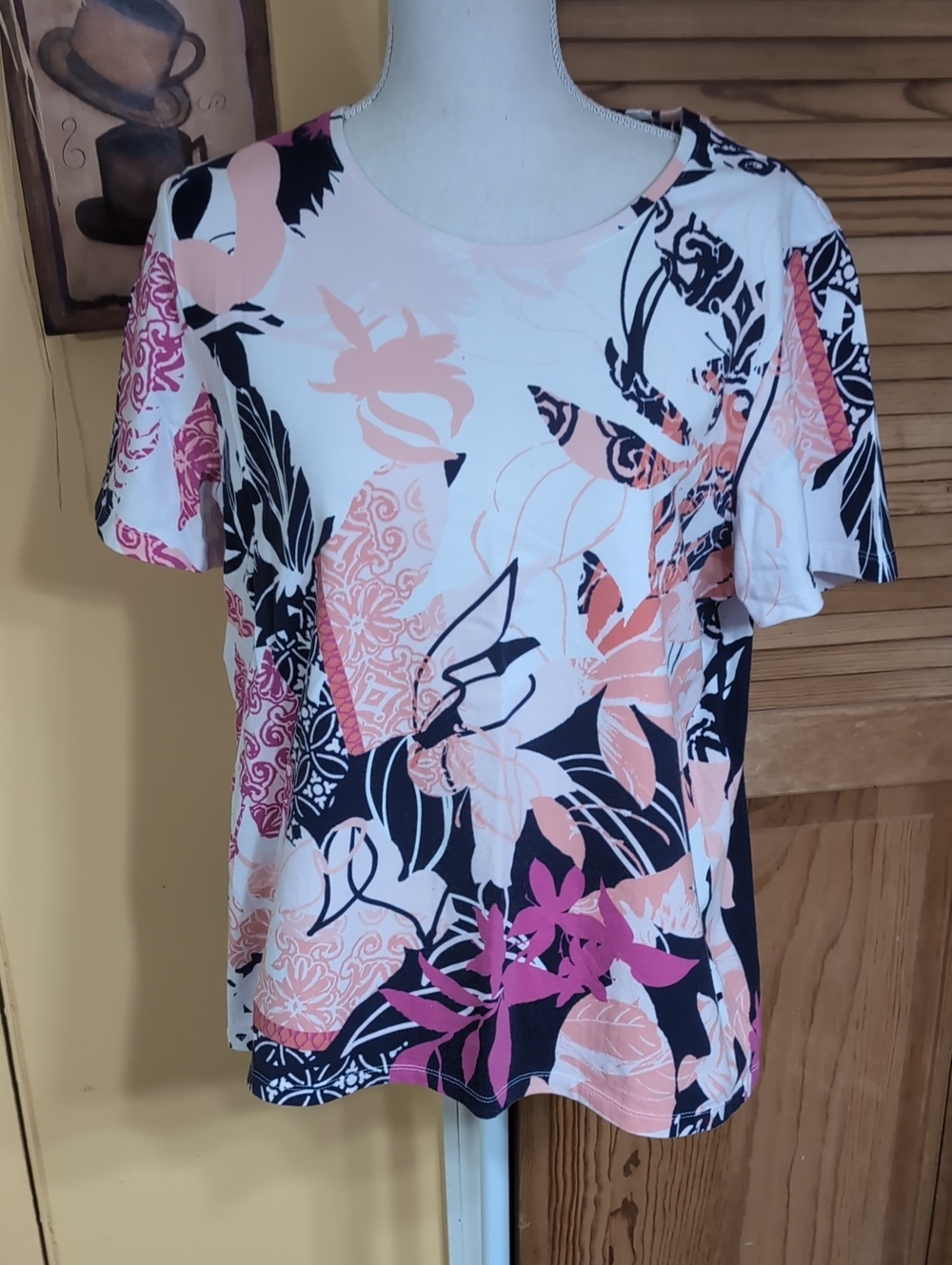 CHRISTOPHER & BANKS Floral Top XL